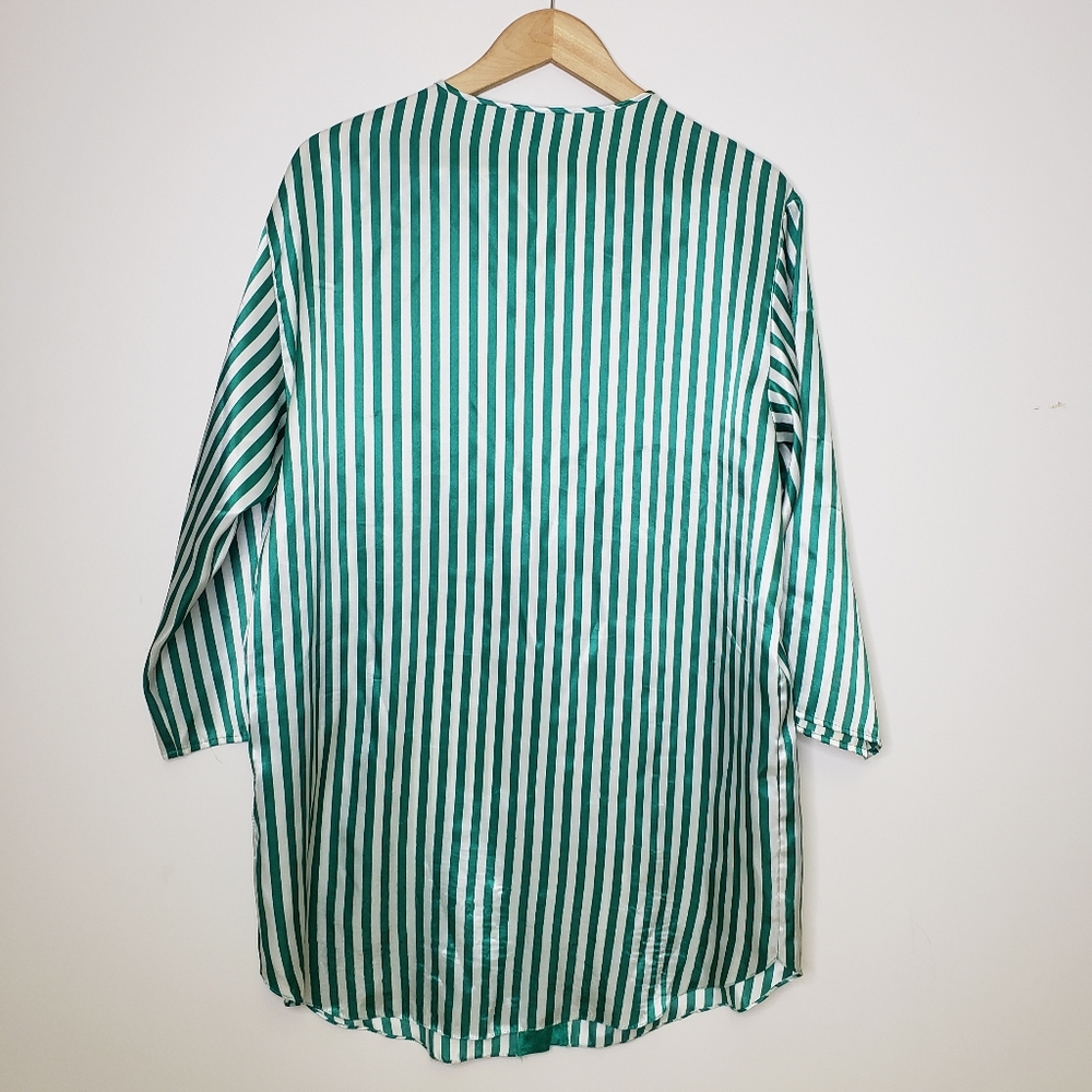 Linda for Eatons Satin Two Piece Sleep Set Nightgown & Housecoat Vintage - Picture 7 of 13